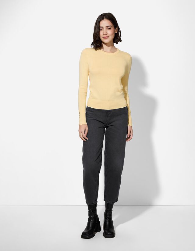 Farmernadrág - Ballon szabás - fekete