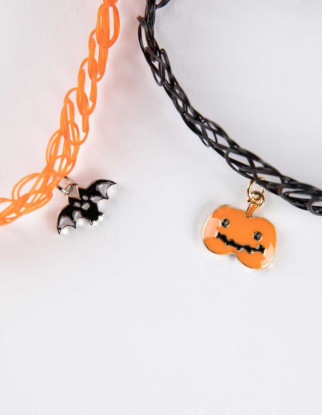 Choker - 2 db-os csomag - fekete