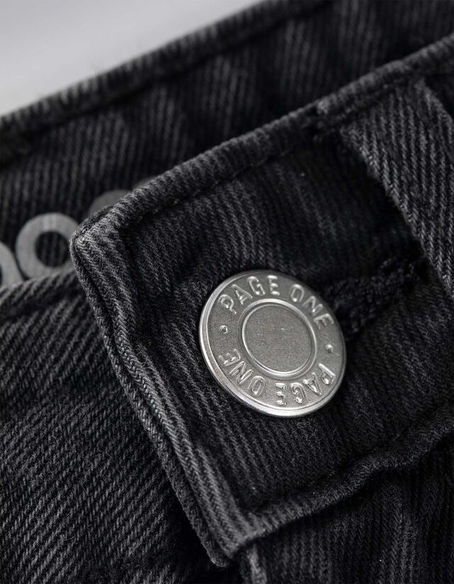 Farmernadrág - Ballon szabás - fekete