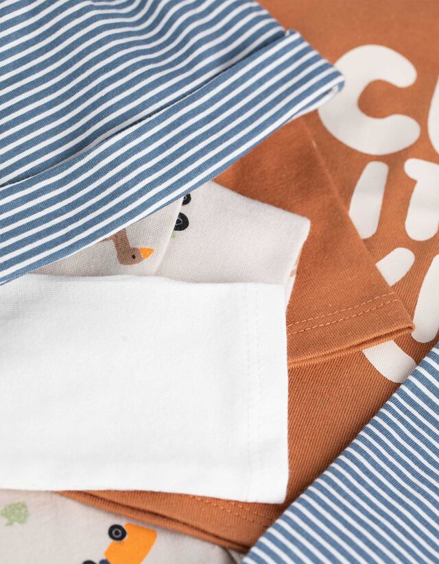 hosszú ujjú body, nadrág és sapka - Ajándékcsomag - feher