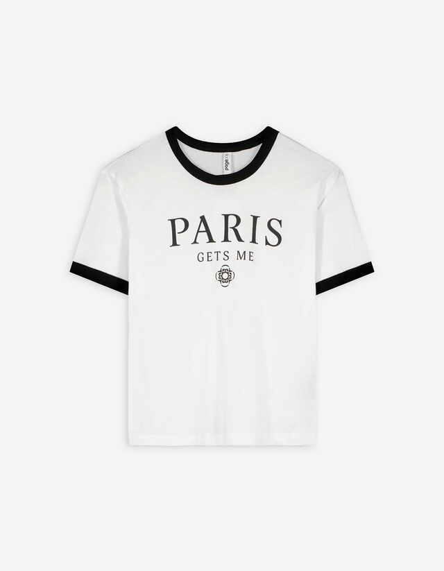 Póló - Elülső nyomtatás - feher