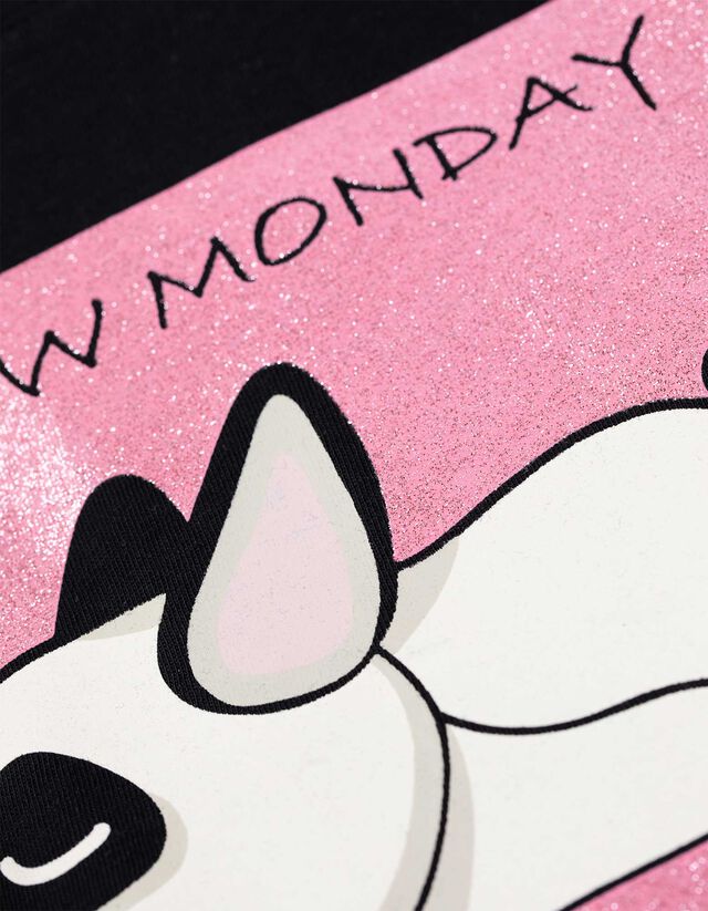 Hosszú ujjú felső - Elülső nyomtatás - pink