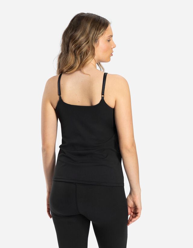 Ujjatlan felső - Lélegző szövet - fekete