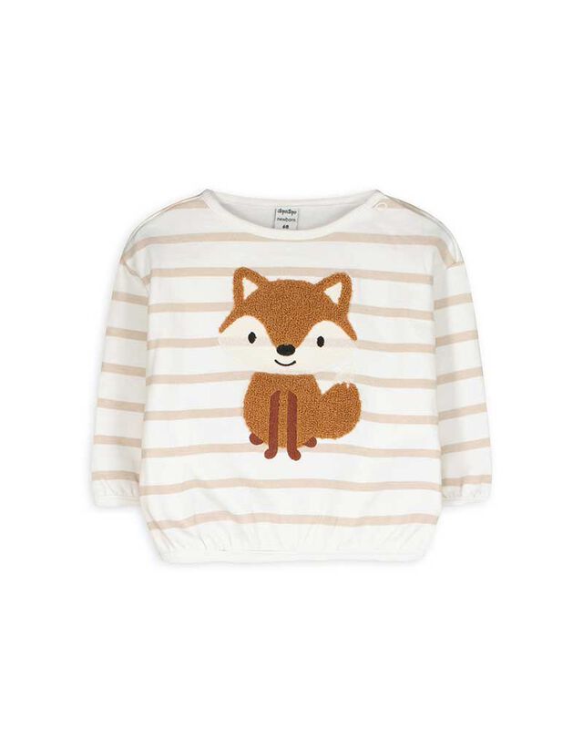 Melegítőfelső - Frotté alkalmazás - feher