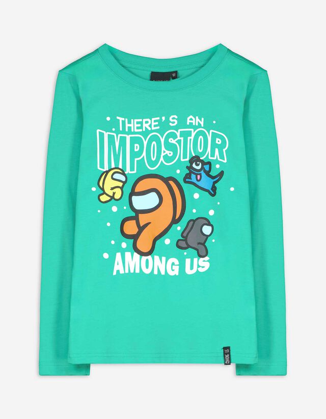 Hosszú ujjú felső - Among US - zöld