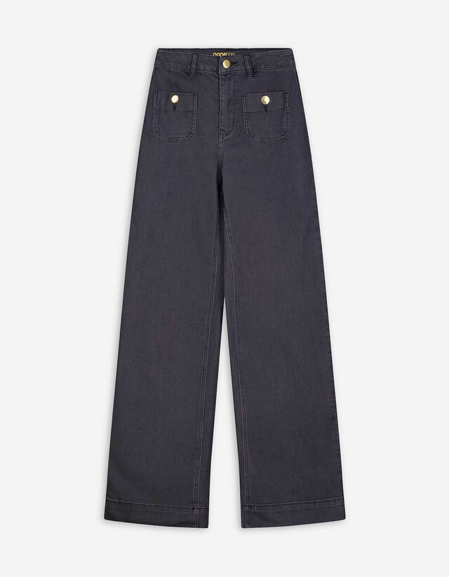 Farmernadrág - Széles fazon - kék