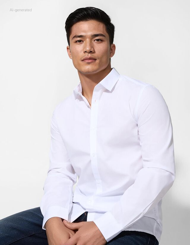 Férfi ing - könnyen vasalható - feher