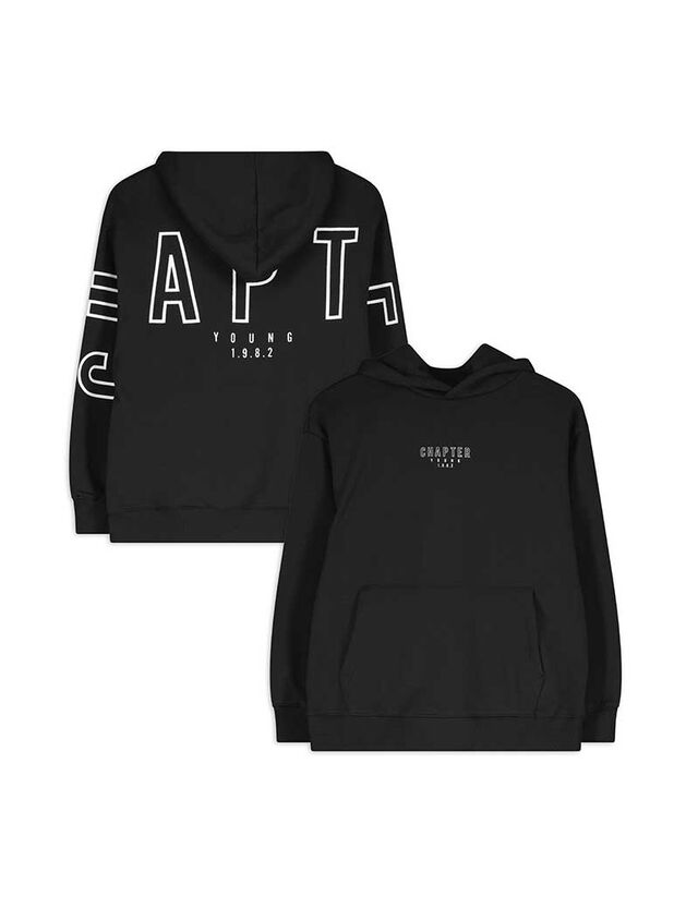 Kapucnis felső - Túlméretezett fazon - feher