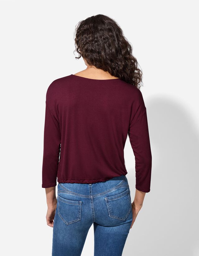 Pólóing - Csomózott - sotetlila