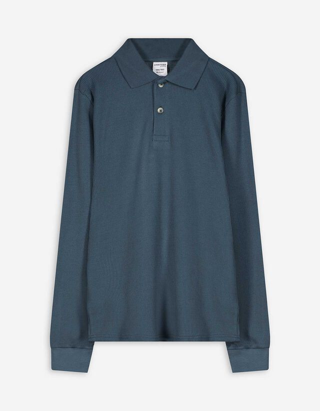 Pólóing - Gofri szerkezet - sötétszürke