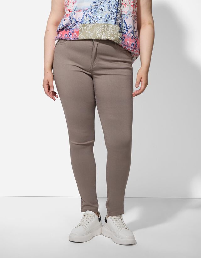 Jegging - Viszkózkeverék - barna