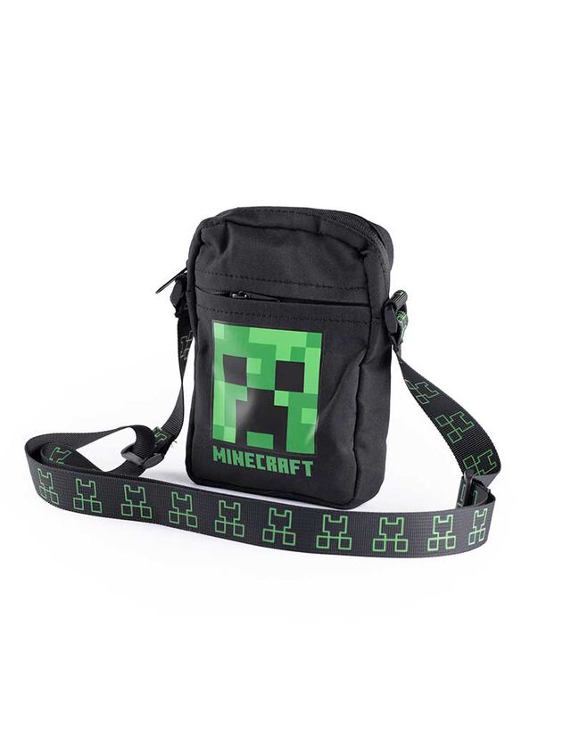 Táska - Minecraft - fekete