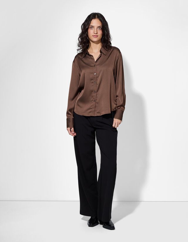 Blúz - sötétbarna