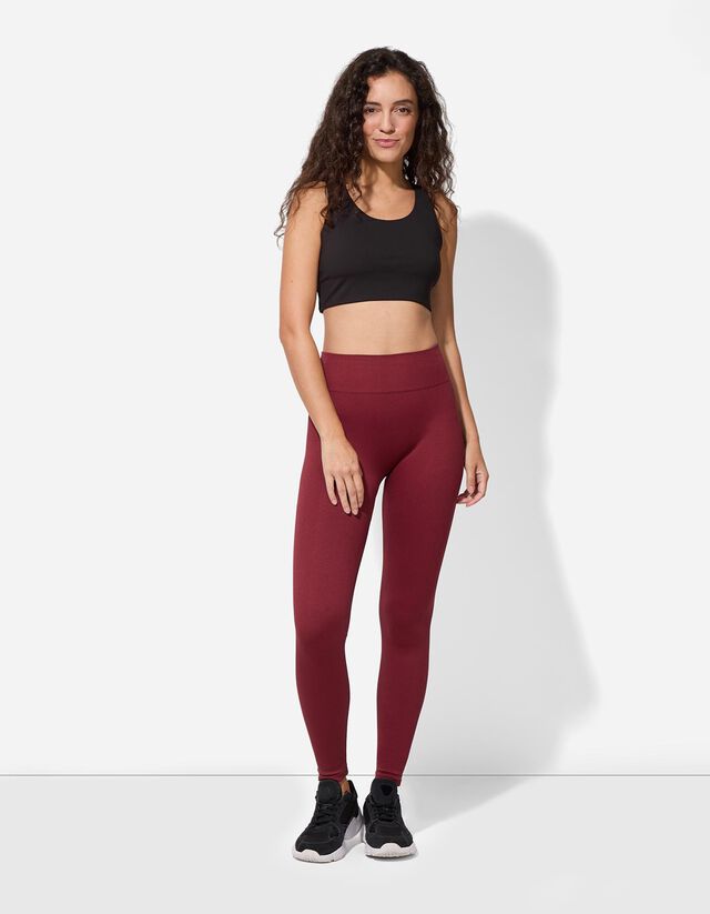 Legging - Bordázott - fekete