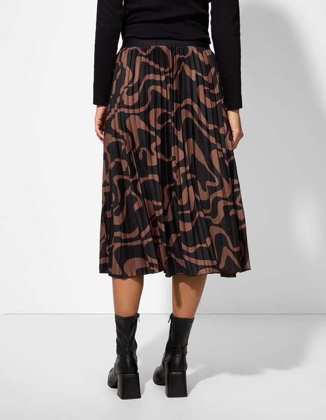 Rakott szoknya - Ráncok - fekete