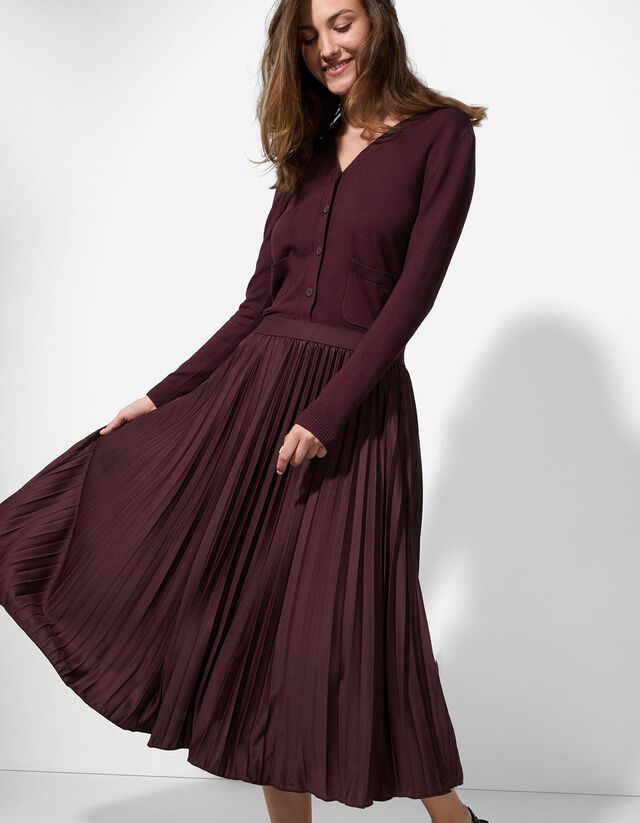 Rakott szoknya - Ráncok - feher