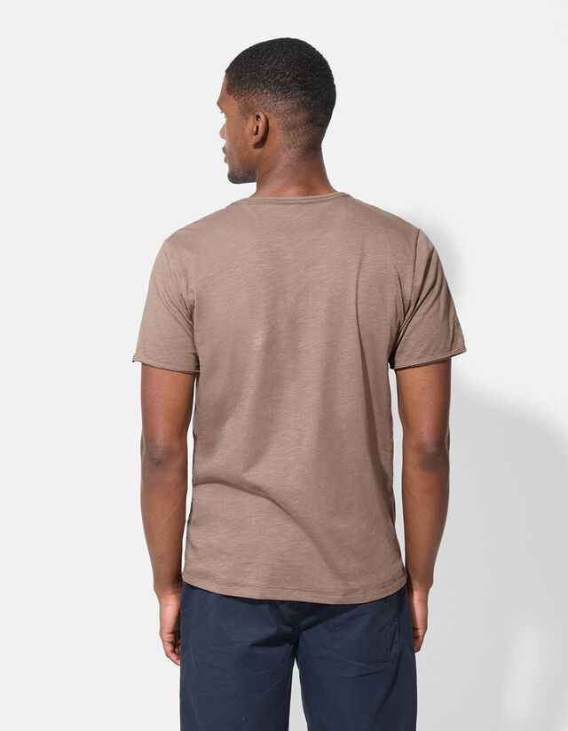 Póló - Póló nyakkivágása - sötétzöld