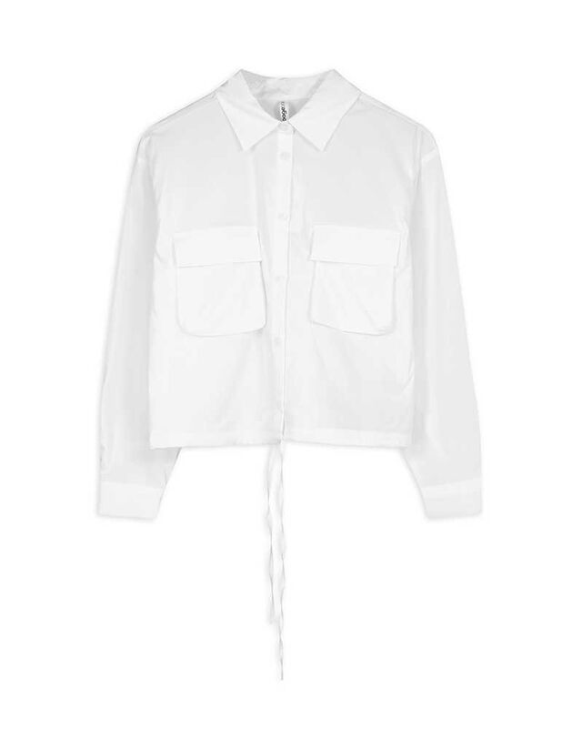 Blúz - Egyszínű - feher