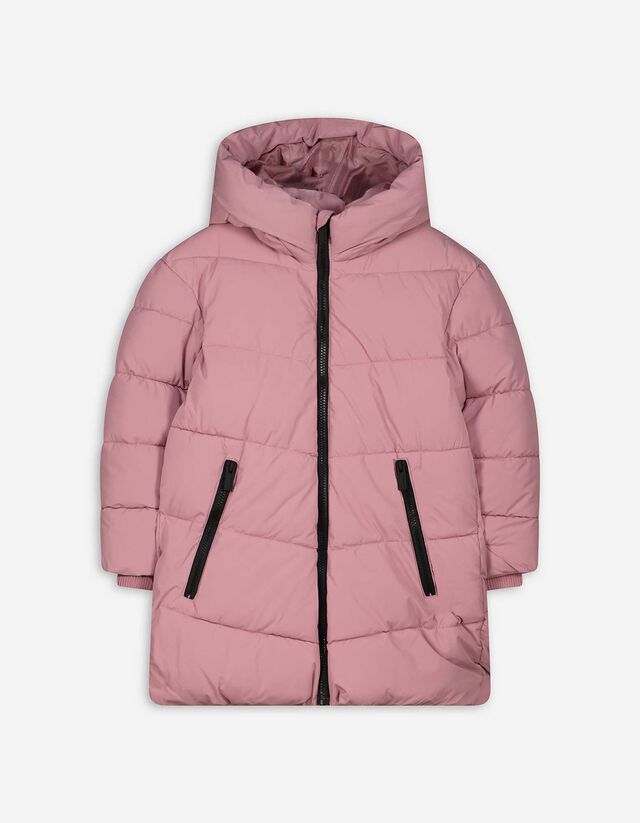 Steppelt kabát - Kapucni - lila