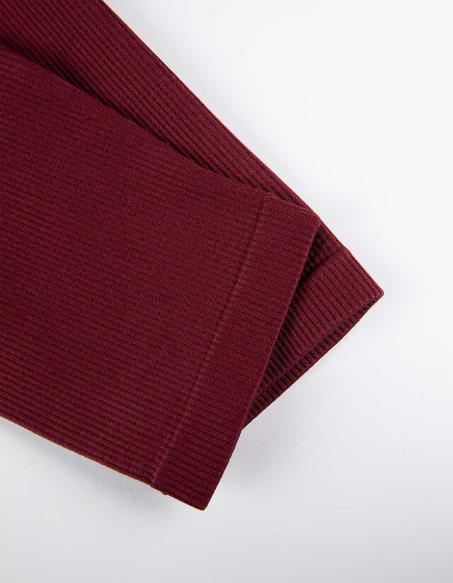 Legging - Bordázott - fekete