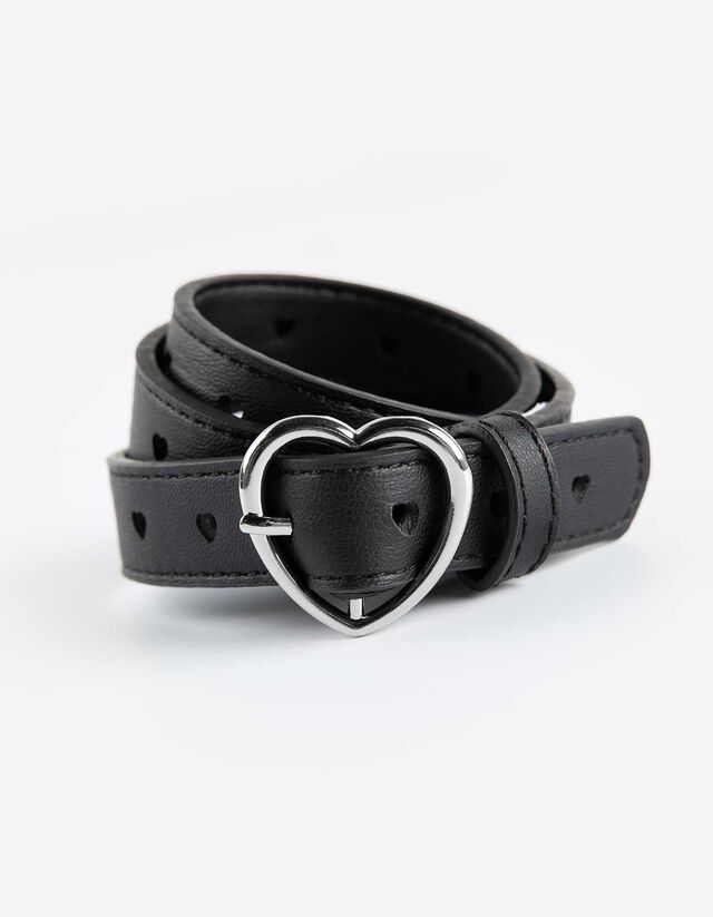 Öv - Bőrhatású - fekete