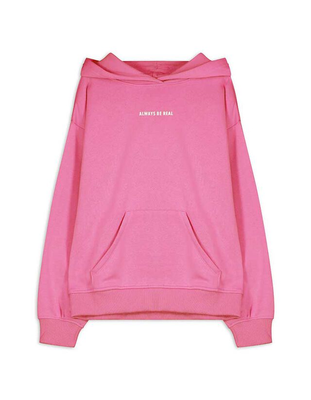 Kapucnis felső - Nyomott minta - kék