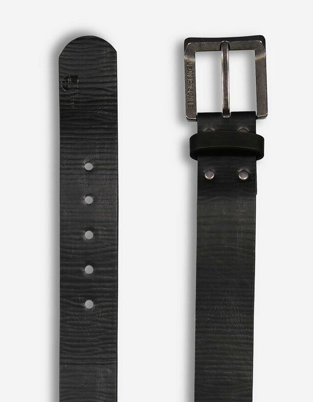 Öv - Bőrhatású - fekete