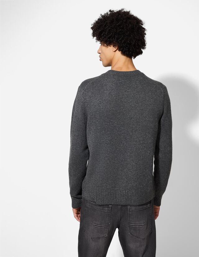 Pulóver - Kerek nyakkivágás - sotetkek