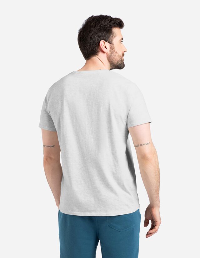 Póló - Melírozott - fekete