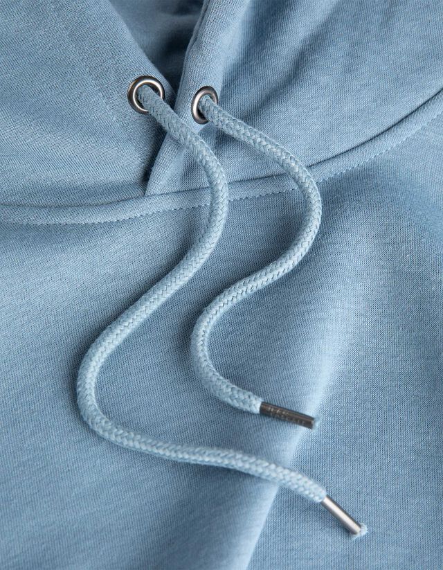 Kapucnis felső - Pamut keverék - sotetkek