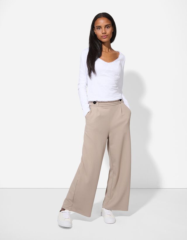 Culotte nadrág - sötétbarna