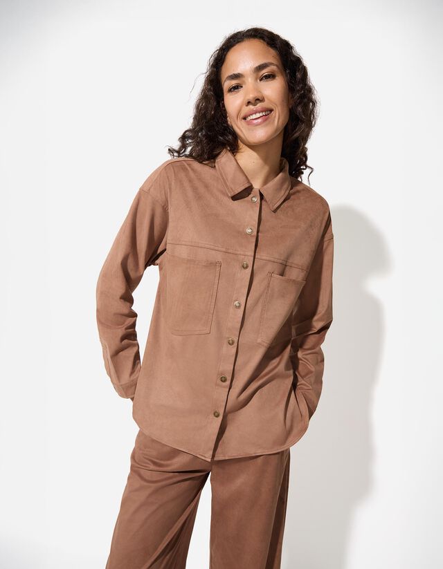 Ingdzseki - Velúr utánzat - barna