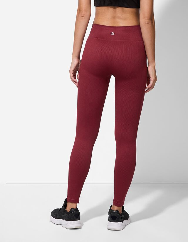 Legging - Bordázott - fekete