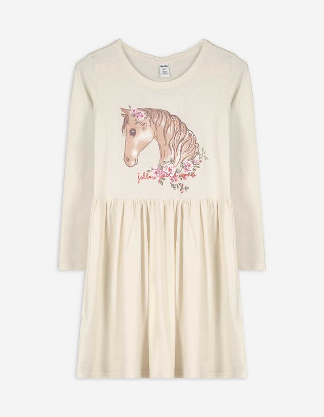 Ruha - Nyomott minta - bézs