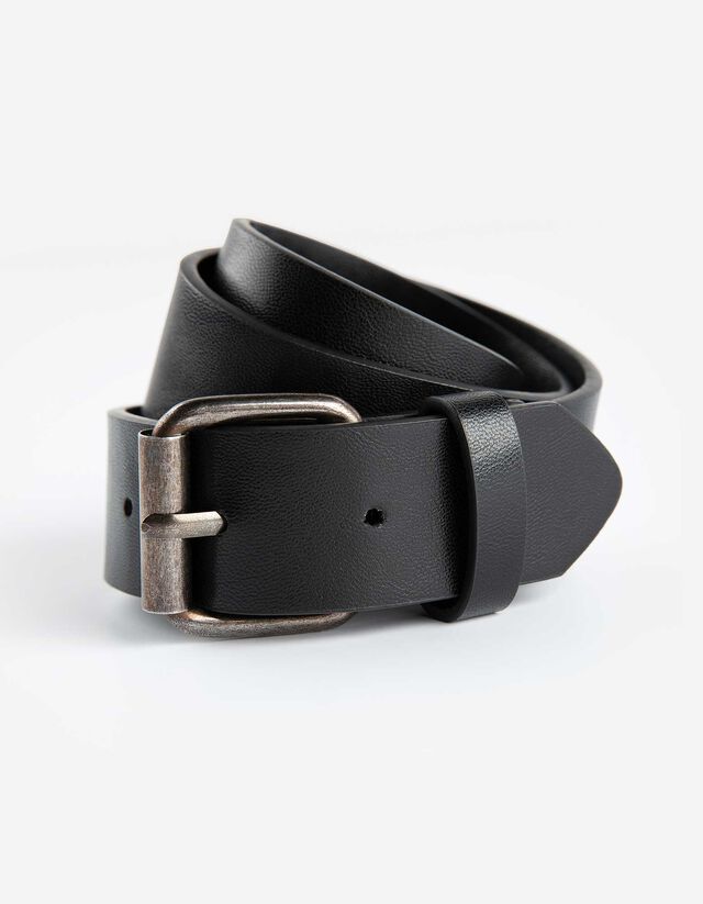 Öv - Bőrhatású - fekete