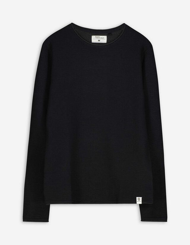 Pulóver - Kerek nyakkivágás - világos barna