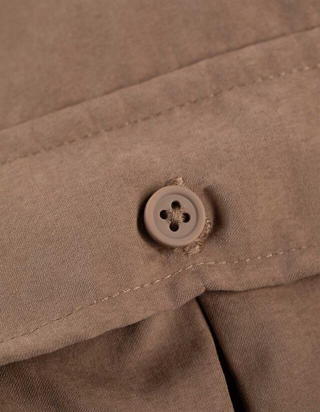 Blúz - poliészter - világos barna