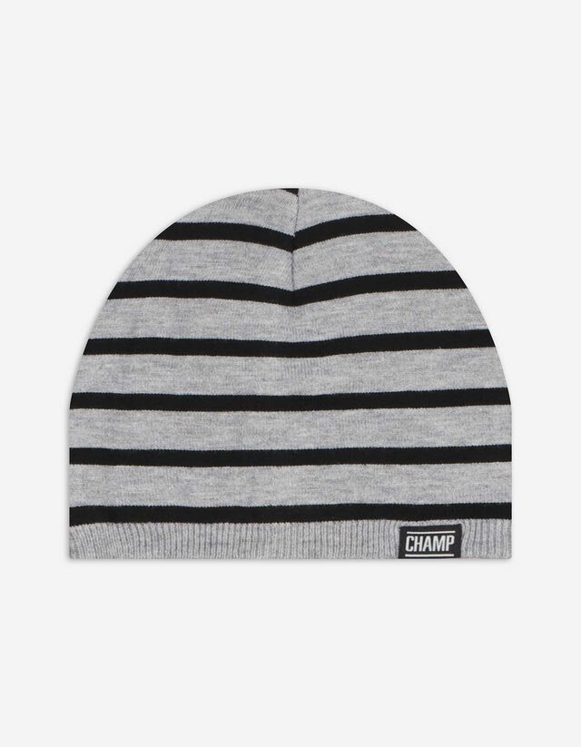 Fejre simuló sapka - Csíkos - szürke