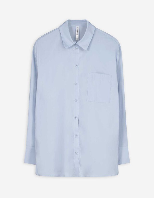 Blúz - Szőtt szövet - vilagoskek