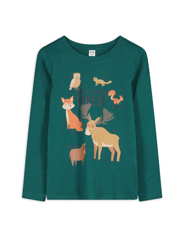 Hosszú ujjú felső - Pamut - bézs