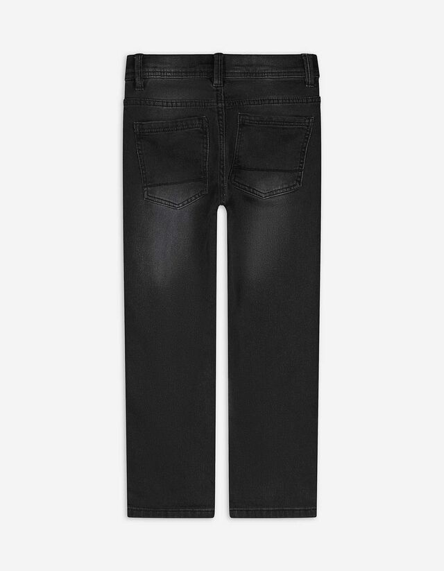 Farmernadrág - Viseltes hatás - fekete