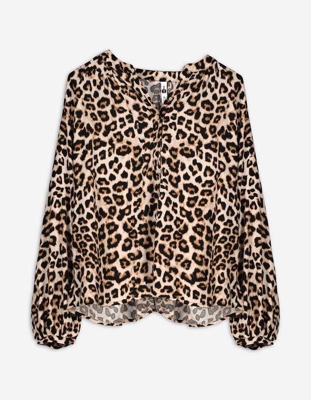 Blúz - Virágmintás - feher