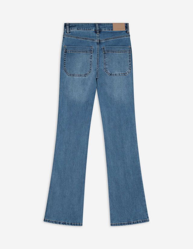 Farmernadrág - Enyhén bővülő fazon - kék