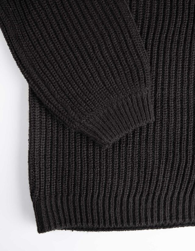 Pulóver - Csipkerátéttel - zöld