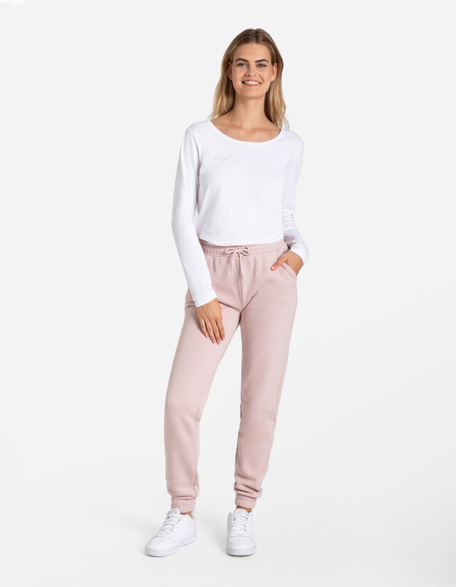 Szabadidőnadrág - Zsinóros - rozsaszin