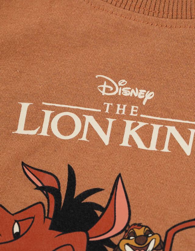 Hosszú ujjú felső - Oroszlánkirály - világos barna