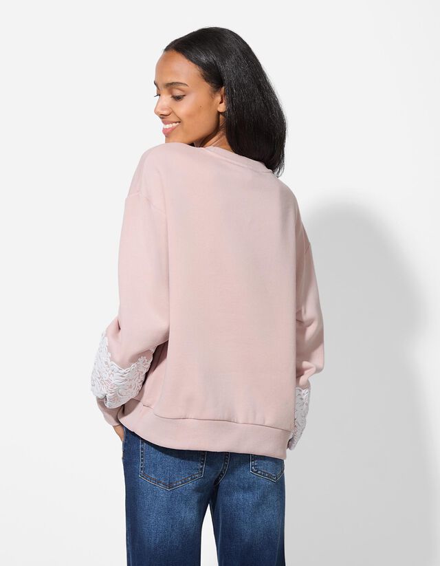 Pulóver - Ballon ujjak - vilagos szurke