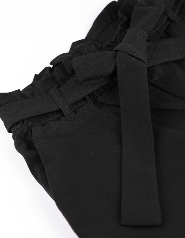 Ráncolt derekú nadrág - világos barna