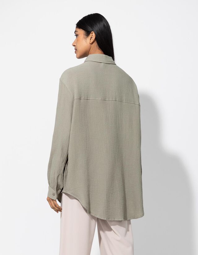 Blúz - Muszlin - vilagos zold