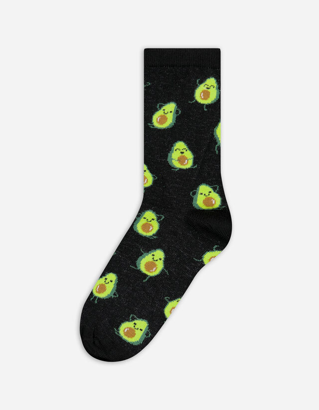 Zokni - Elszórt mintás - kék